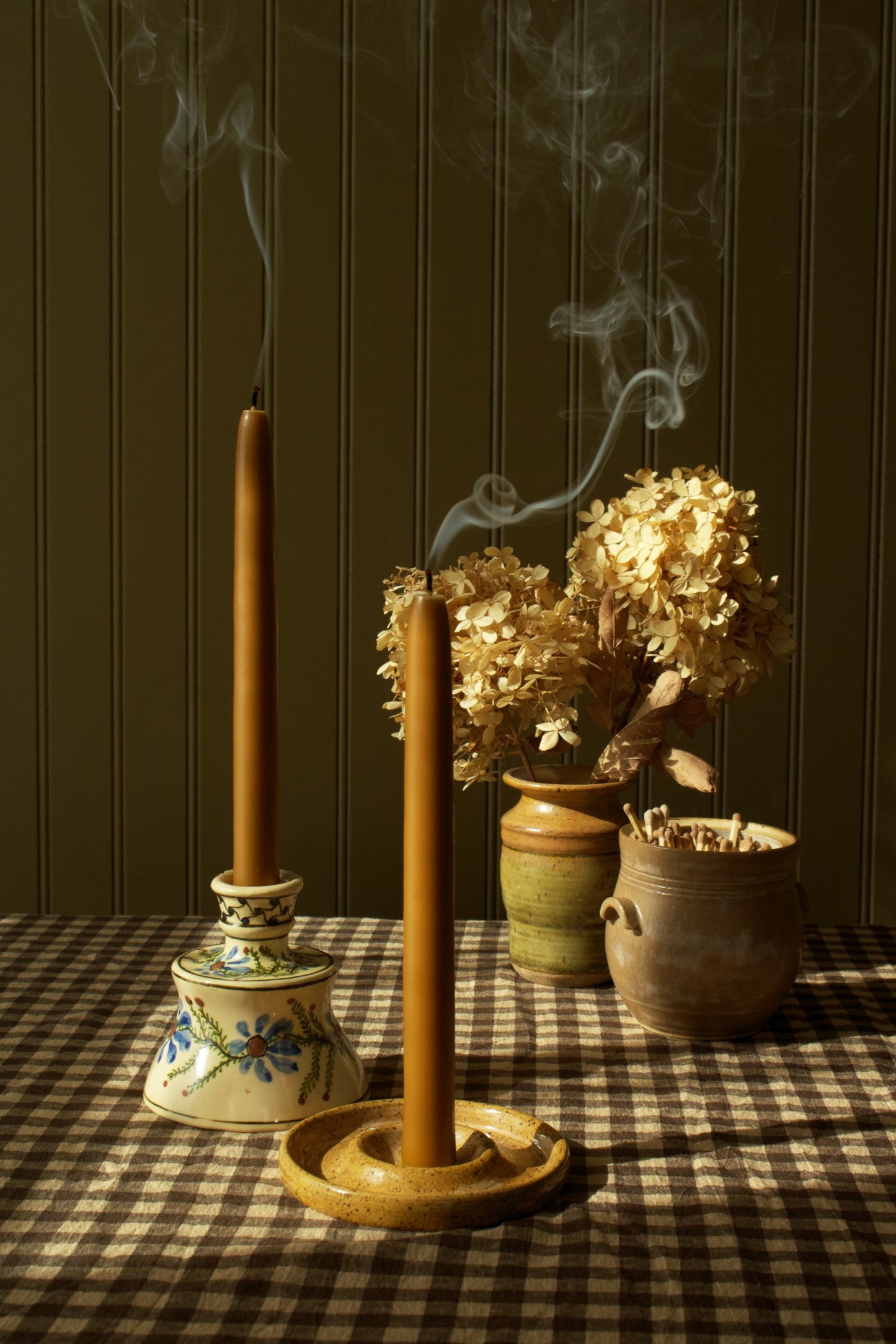 Burnt Honey Tapers