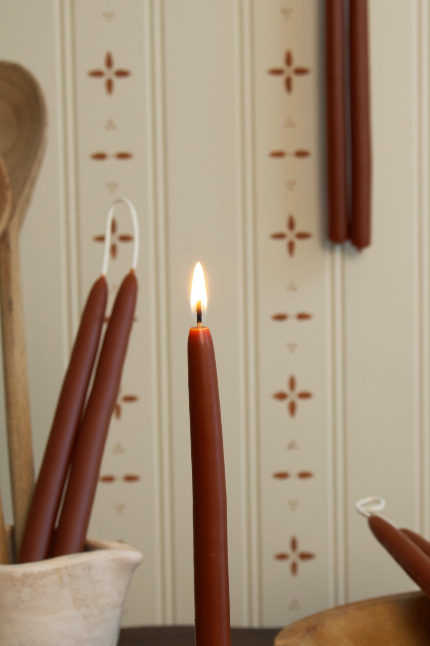 Mahogany Thin Tapers